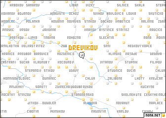 map of Dřevíkov