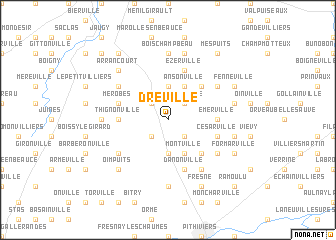 map of Dréville