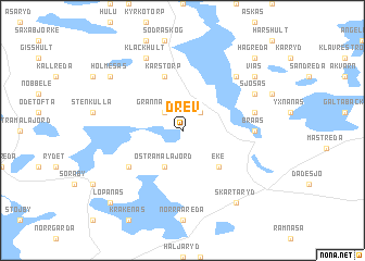 map of Drev