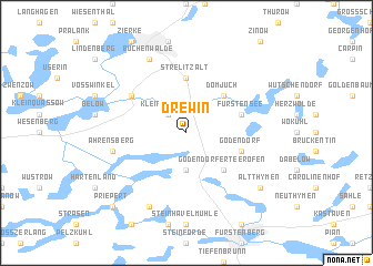 map of Drewin