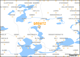 map of Drewitz