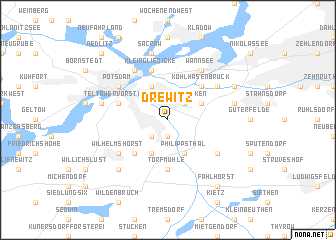 map of Drewitz