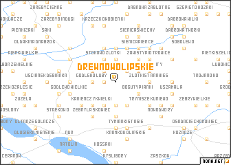 map of Drewnowo Lipskie