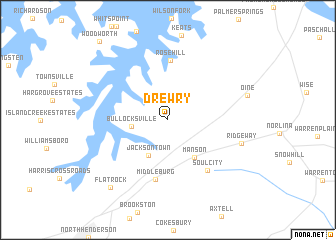 map of Drewry