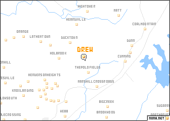 map of Drew