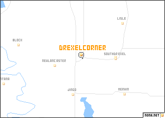 map of Drexel Corner