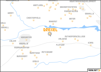 map of Drexel