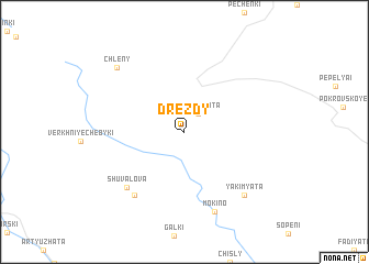 map of Drezdy