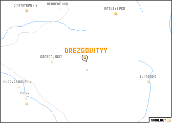 map of Drezgovityy