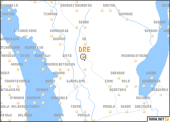 map of Dré