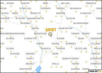 map of Driat