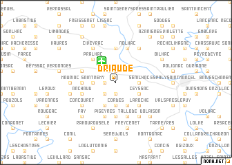 map of Driaude