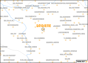 map of Dridiene