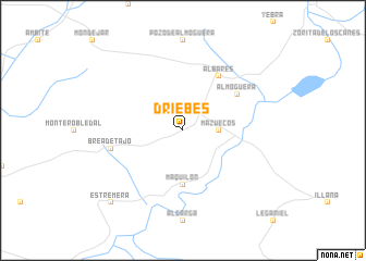 map of Driebes