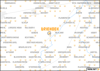 map of Driehoek