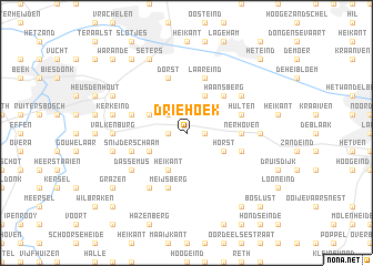 map of Driehoek