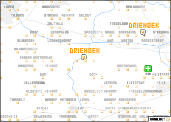 map of Driehoek