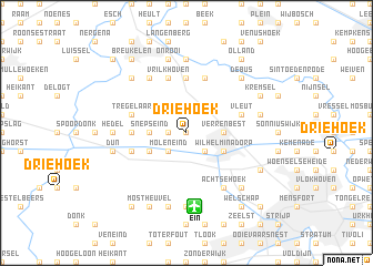 map of Driehoek