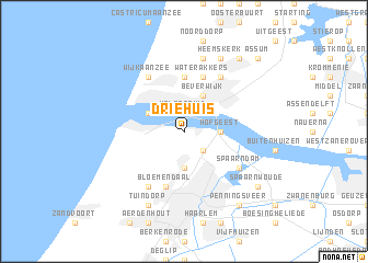 map of Driehuis