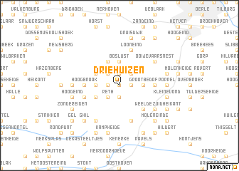 map of Driehuizen