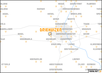 map of Driehuizen