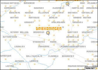 map of Drie Koningen