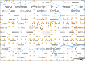 map of Driekoningen
