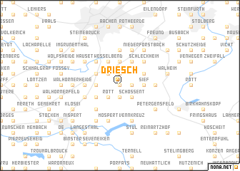 map of Driesch