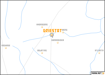 map of Driestat