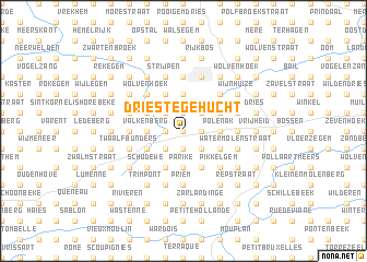 map of Driestegehucht
