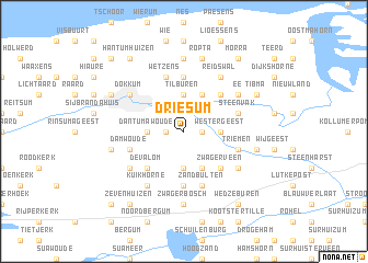 map of Driesum