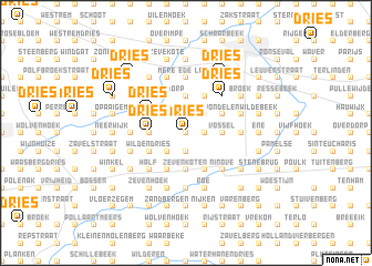 map of Dries