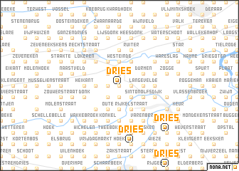 map of Dries