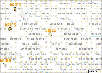 map of Dries