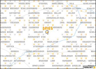 map of Dries