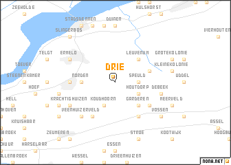 map of Drie