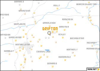 map of Drifton