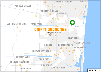 map of Driftwood Acres