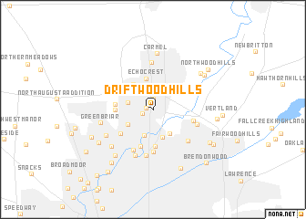 map of Driftwood Hills