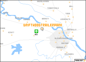 map of Driftwood Trailer Park