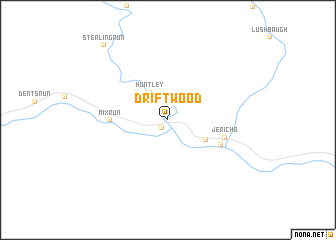 map of Driftwood