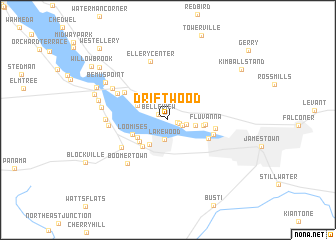 map of Driftwood