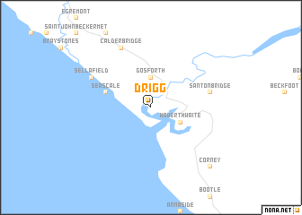 map of Drigg