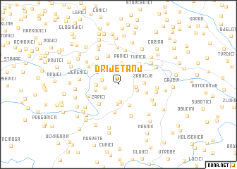 map of Drijetanj