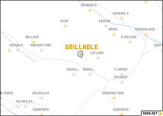 map of Drillhole