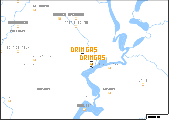 map of Drimgas