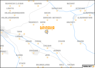 map of Drinova