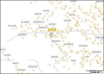 map of Drin