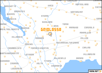 map of Driolassa
