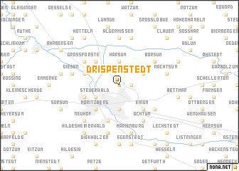 map of Drispenstedt